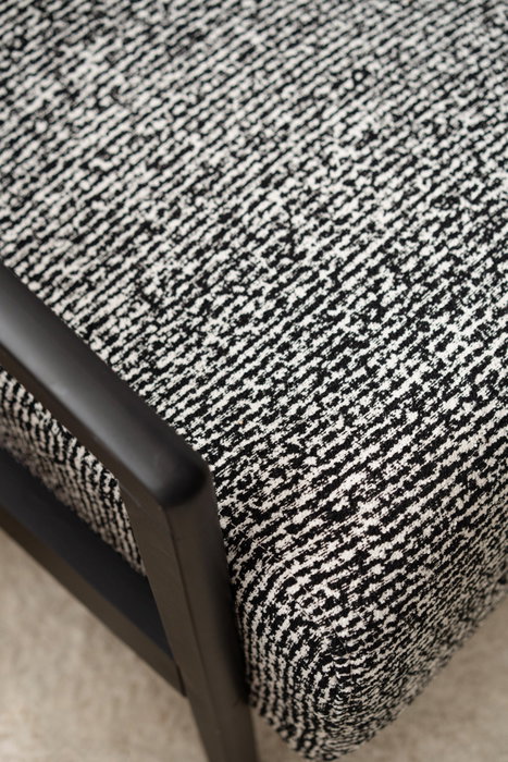 Atelier Del Sofa Luma - Silla Alada Negro y Blanco Atelier Del Sofa Luma - Silla Alada Negro y Blanco